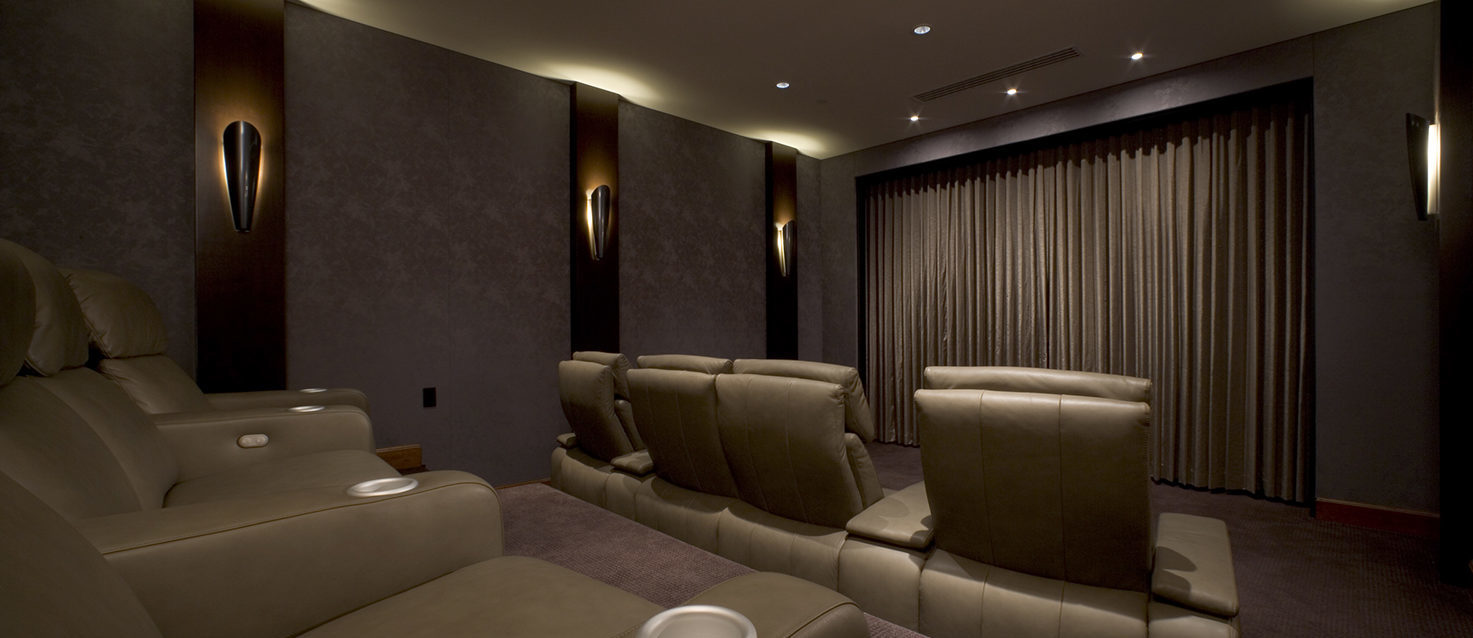 custom home theatre high end luxury Pure Image Vancouver Whistler Projector Screen