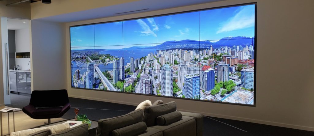 Commercial Planar Video Wall in Vancouver