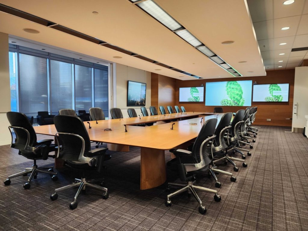 Crestron and Biamp Boardroom in Toronto