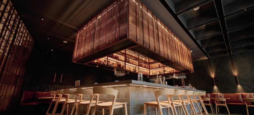 Commercial Advanced Technology system for high end restaurant in Vancouver, delivered high quality audio and video and lighting for a perfect atmosphere by Pure Image Vancouver BC
