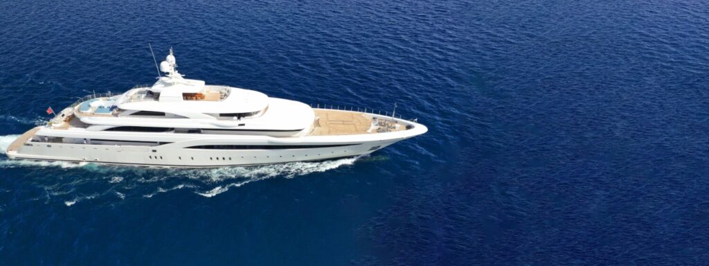 Super Yacht equipped with a Crestron Automation System