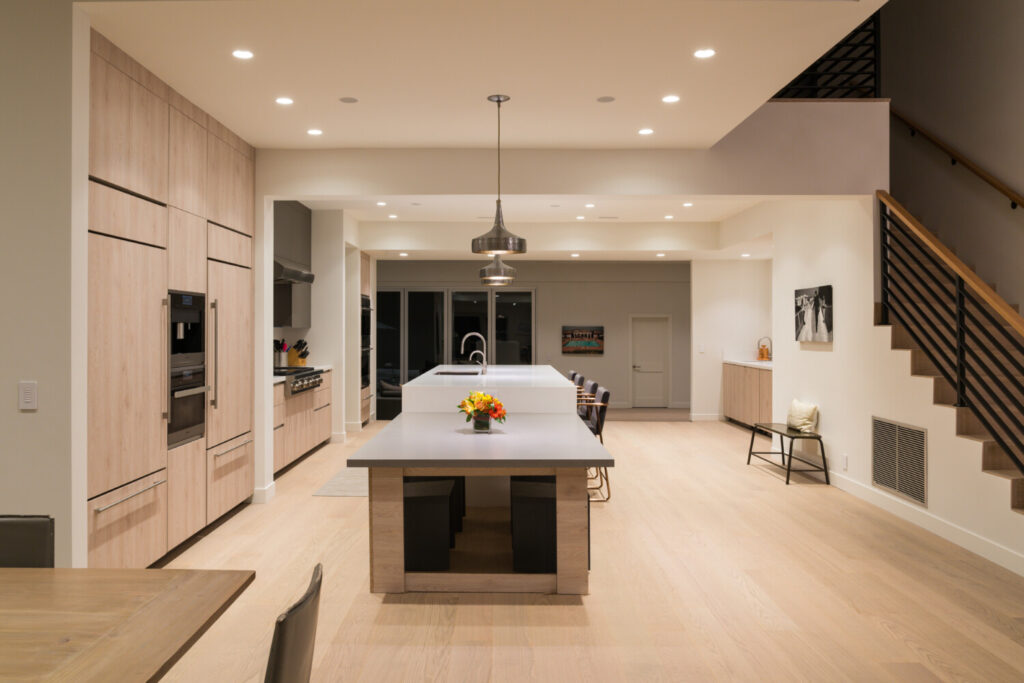 Luxury home in Whistler featuring Lutron Ketra lighting for dynamic and customizable illumination