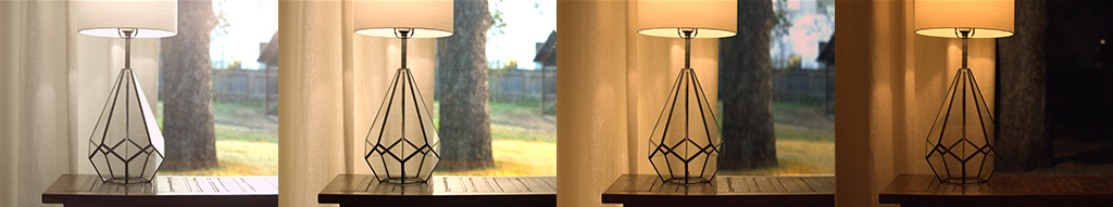 Lamp featuring a Lutron Ketra bulb for dynamic, tunable lighting control