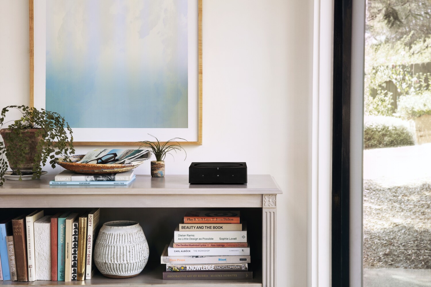 Sonos Amp, providing powerful amplification for connecting speakers and creating a whole-home audio system