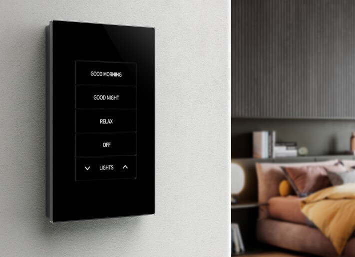 Crestron Horizon Keypad offers sleek, modern control for home automation systems, providing intuitive access to lighting, climate, and audio settings with customizable buttons and a stylish design that complements any interior.