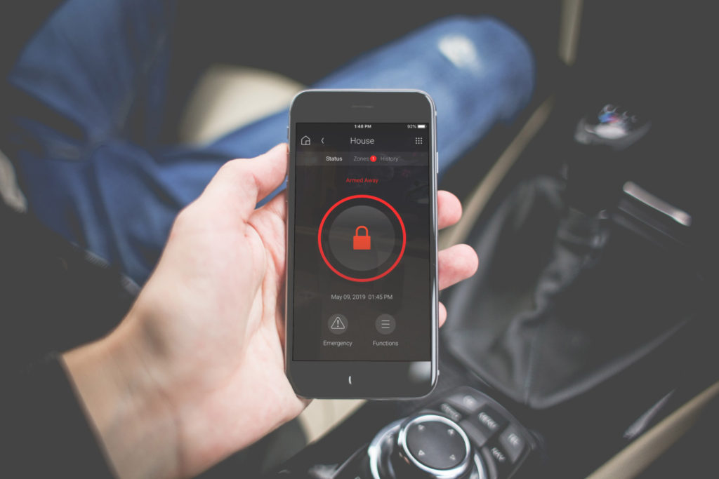 Smart home automation with Control4, allowing homeowners to control lighting, audio-video, security, and climate from a single intuitive app, eliminating the need for multiple device apps.