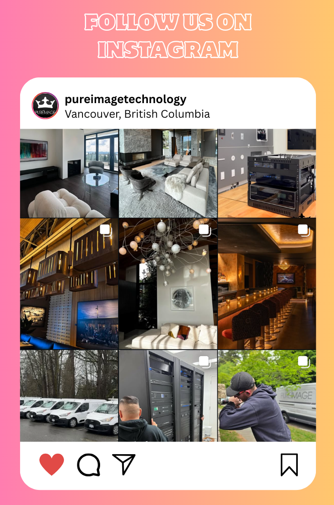 Professional commercial video wall installation in Vancouver by Pure Image, featuring LED and LCD displays with multi-screen configuration, seamless AV integration, and automated control for offices, retail, and hospitality spaces.