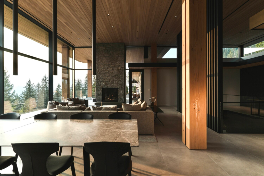 Luxury Residence in Revelstoke full of smart home automation and luxury technology brands such as Lutron, Crestron done by Pure Image Vancouver